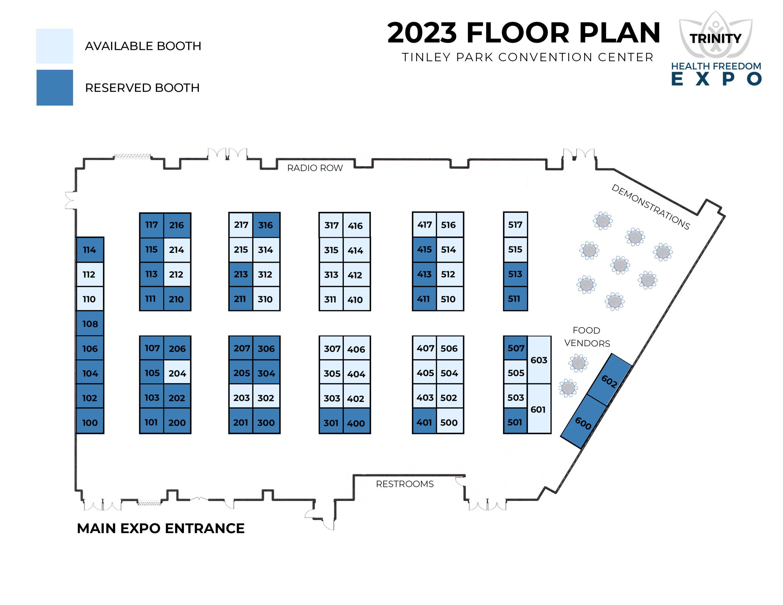 2022 Live Expo Floorplan